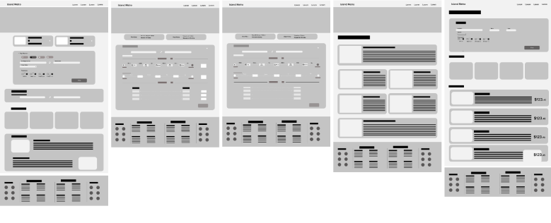 lo-fi wireframes 2